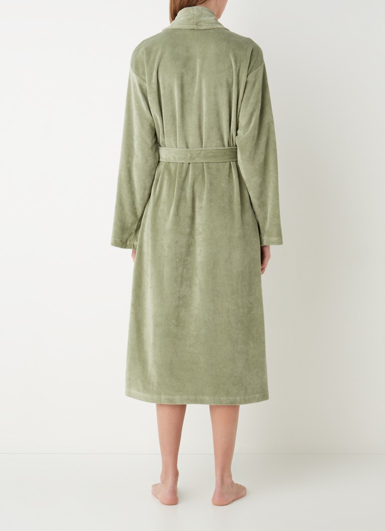 Szlafrok Vandyck Grace Velvet z kieszeniami bocznymi – unisex