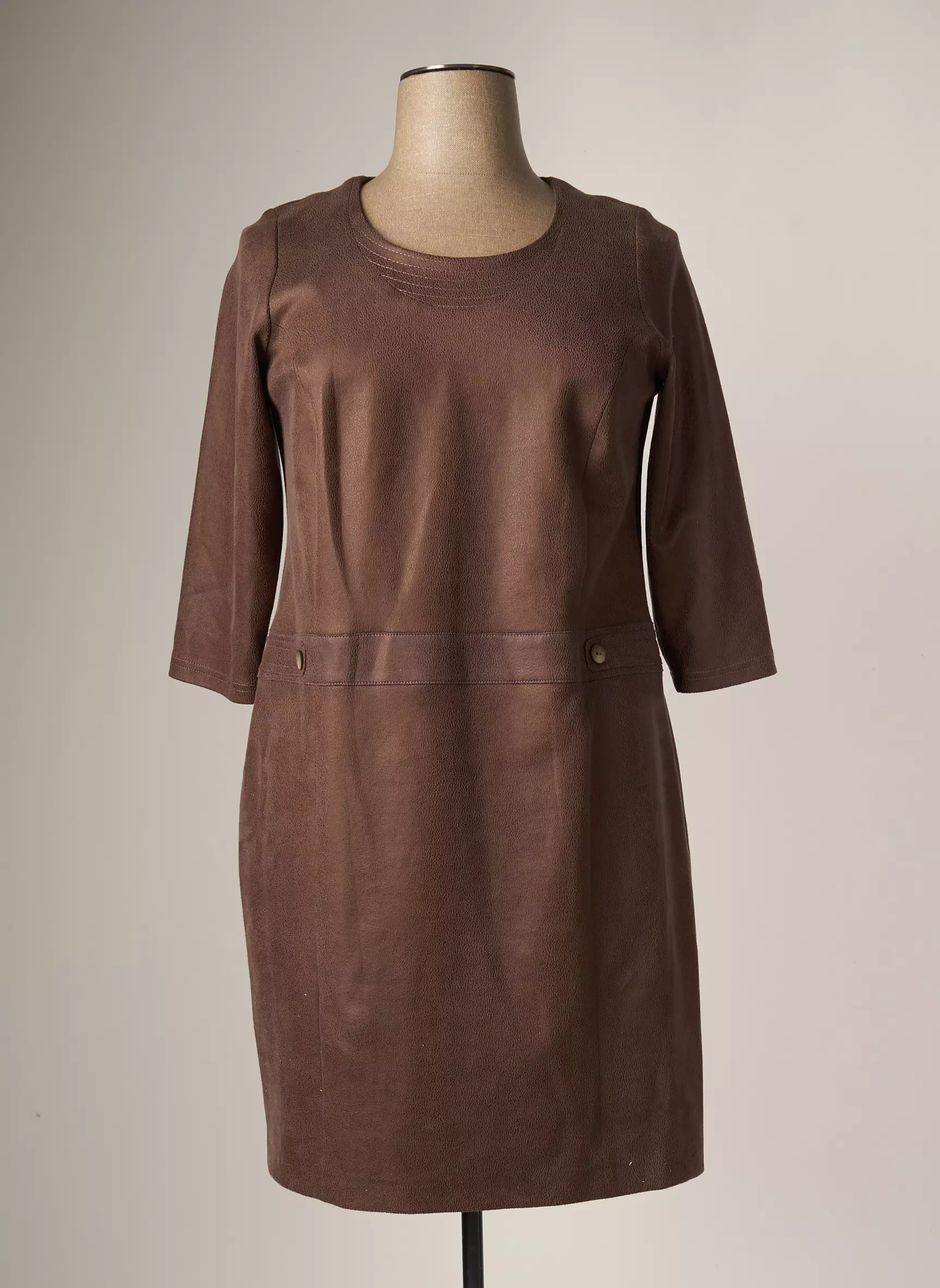 France Rivoire Robes Mi Longues Femme couleur marron