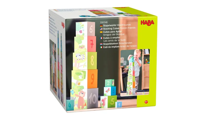 HABA Stapelwürfel Waldfreunde