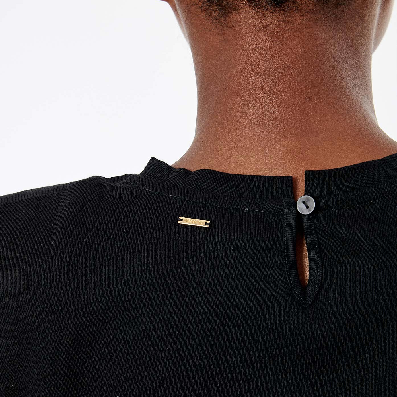 BUNNI  Robe noire et fleurie femme