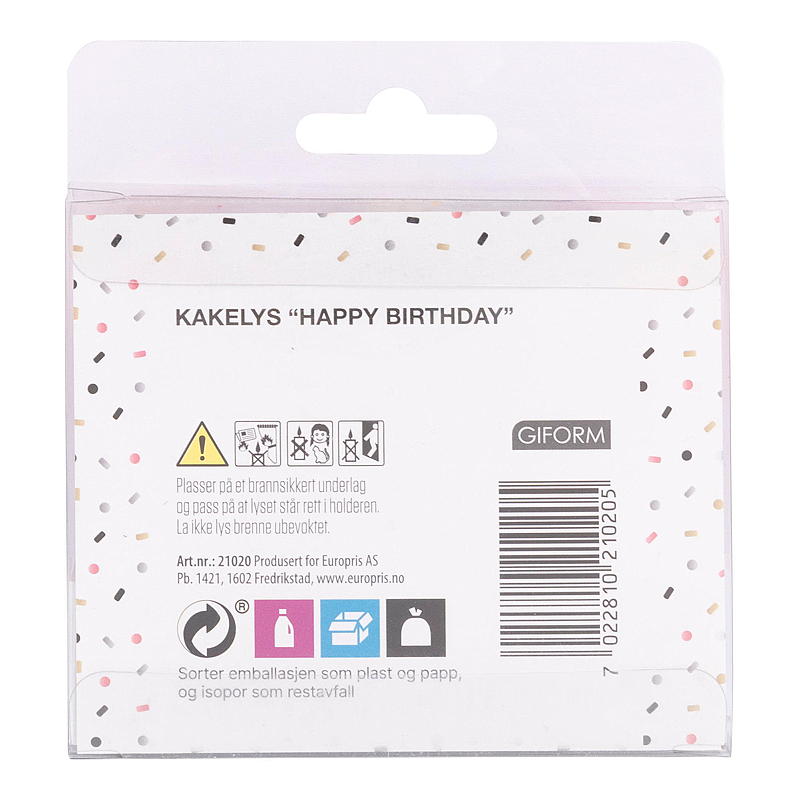Giform Kakelys Happy birthday