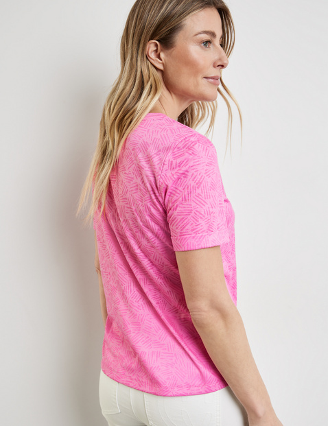 T-Shirt mit Wording-Print