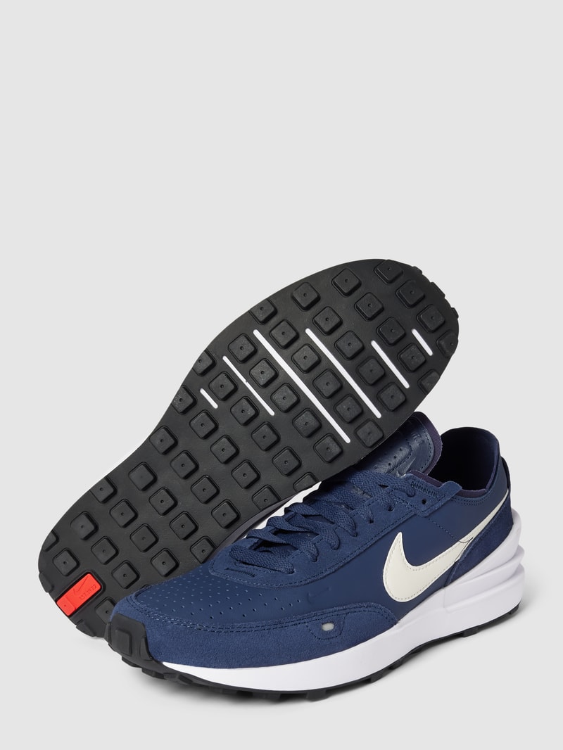 Sneaker mit Label-Detail Modell 'Waffle One' in marineblau