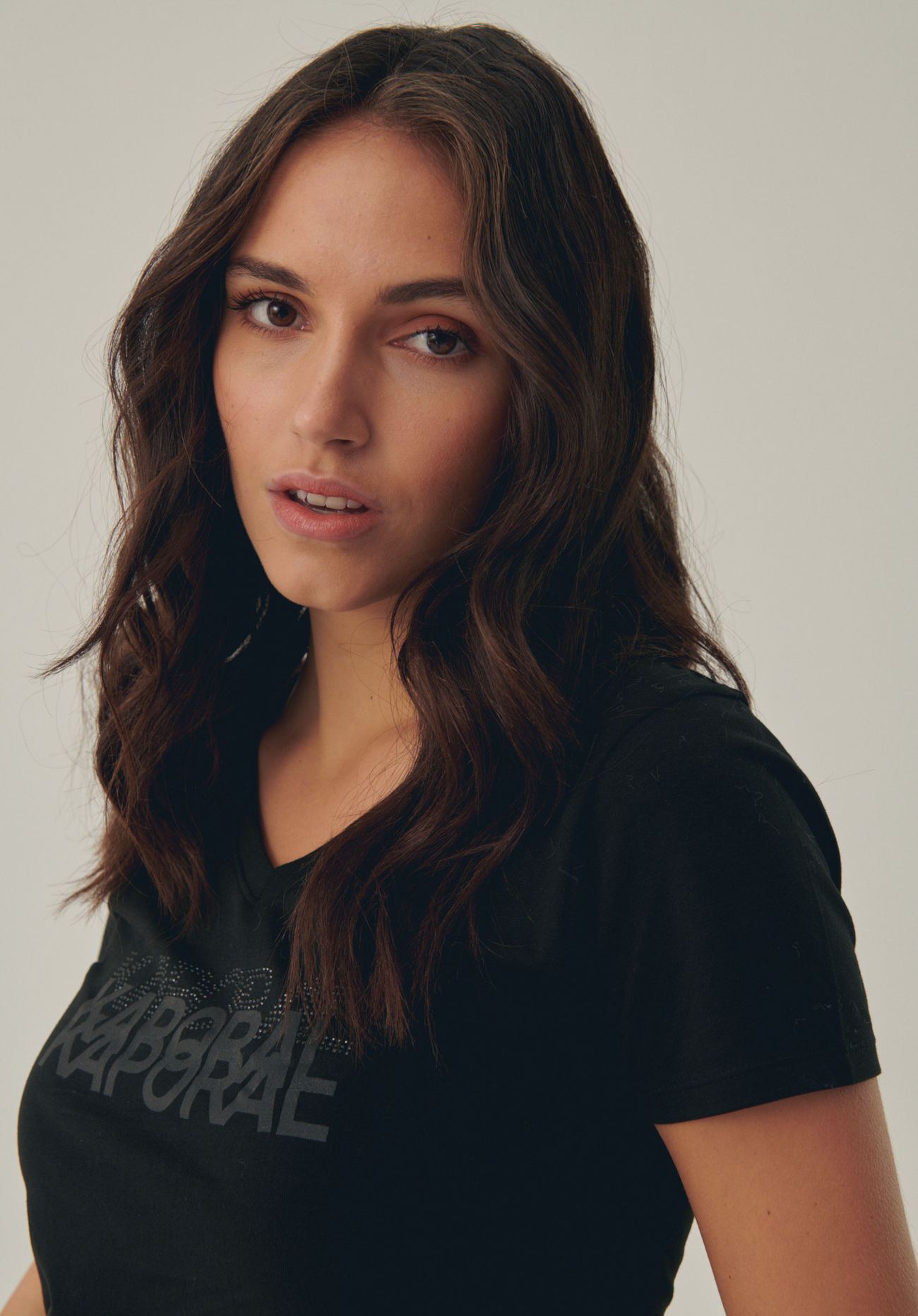 LEA    T-shirt noir Femme