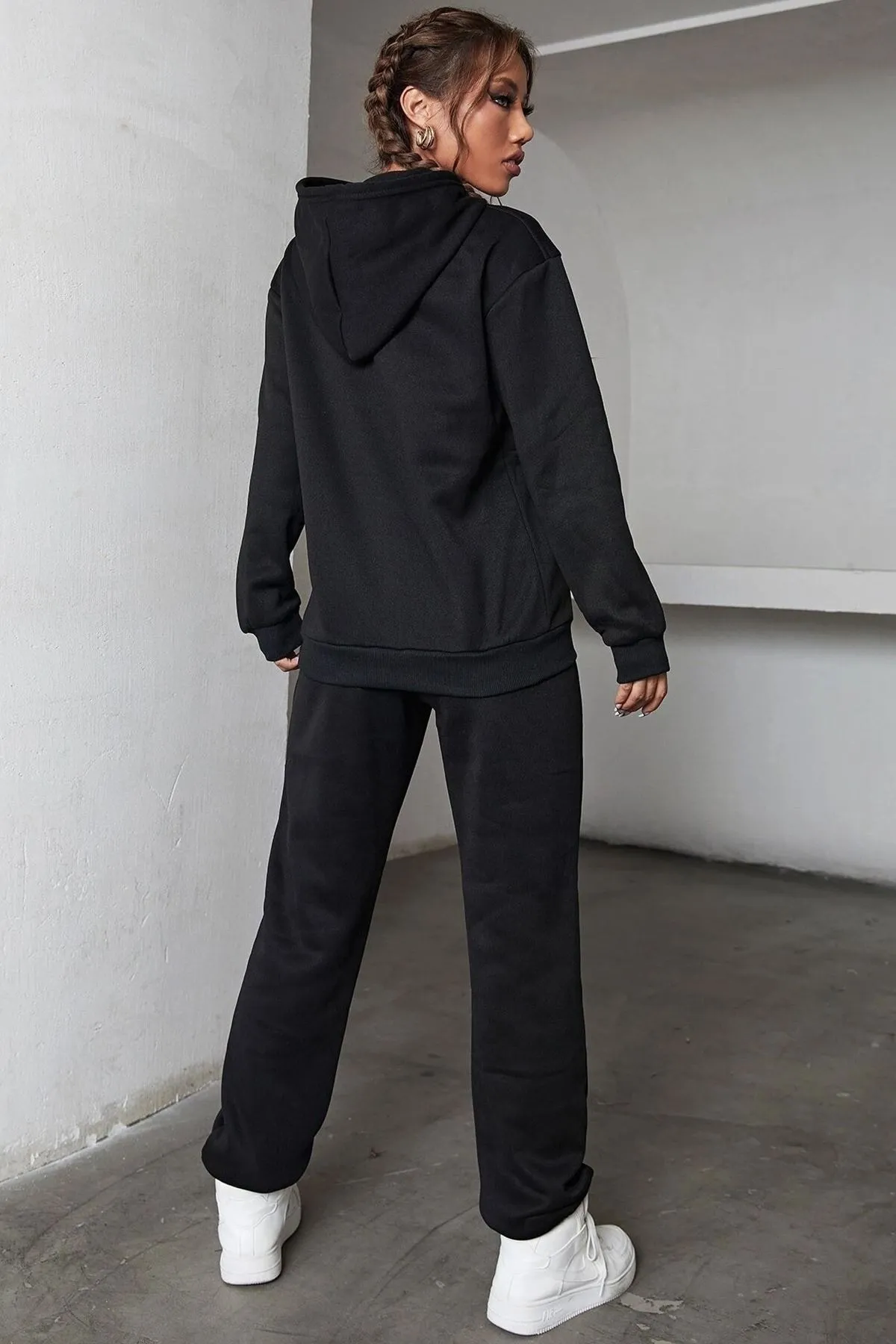 uyguntarz  Unisex Unisex Los Angles bedrucktes Trainingsanzug-Set