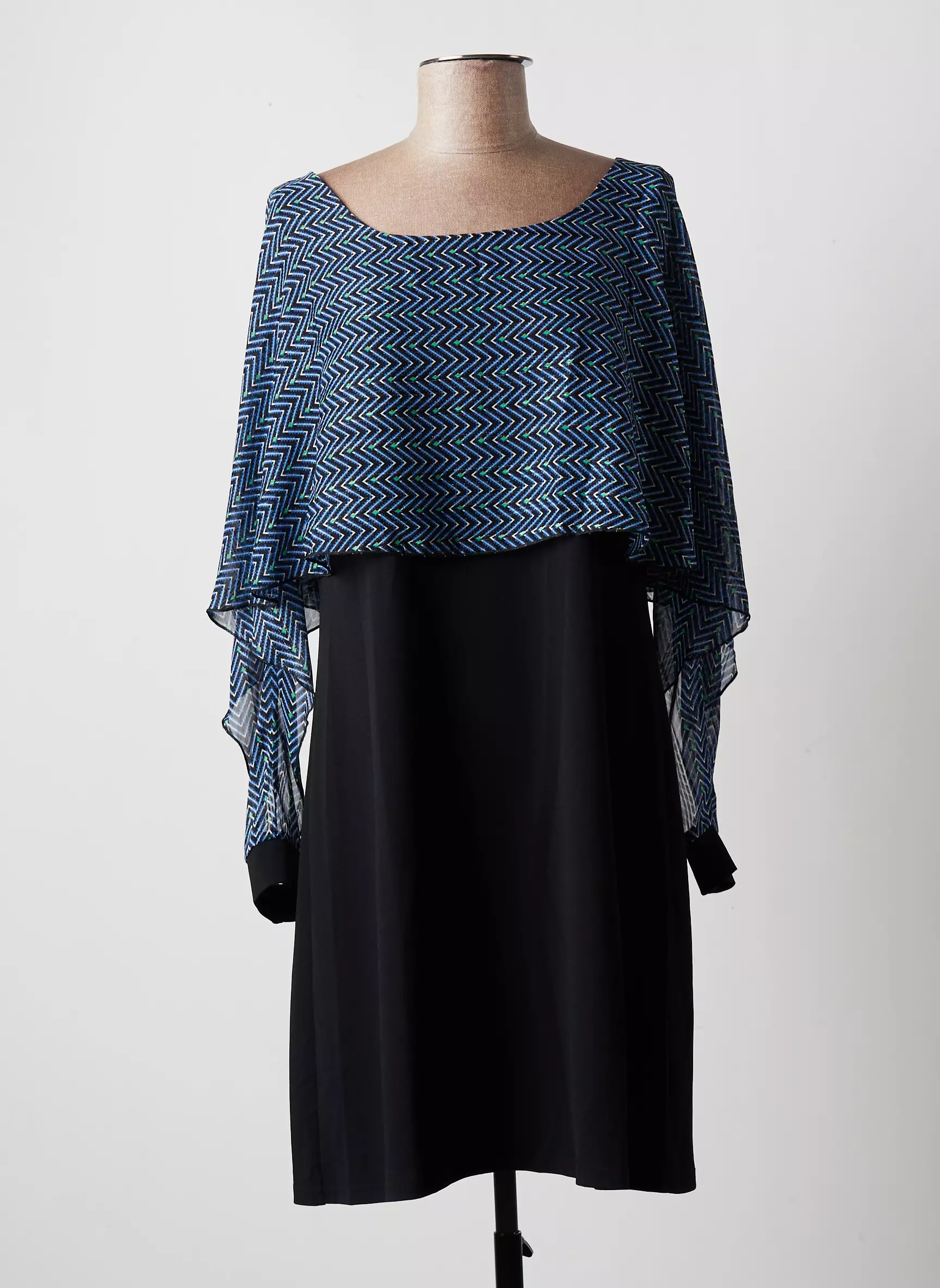 Multiples Robes Mi Longues Femme couleur bleu