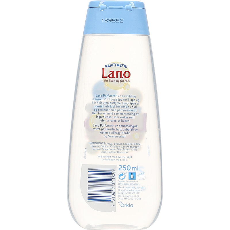 Lano Dusj 2i1 250 ml Lano