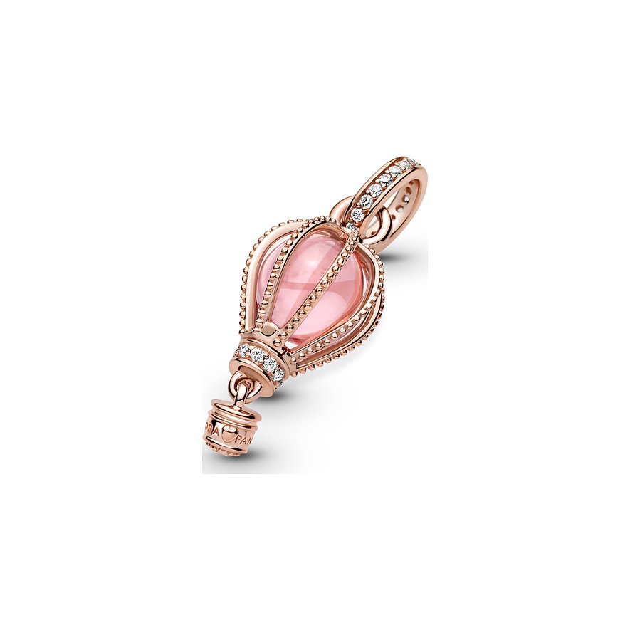 Pandora Charm Moments Funkelnder rosafarbener Heißluftballon