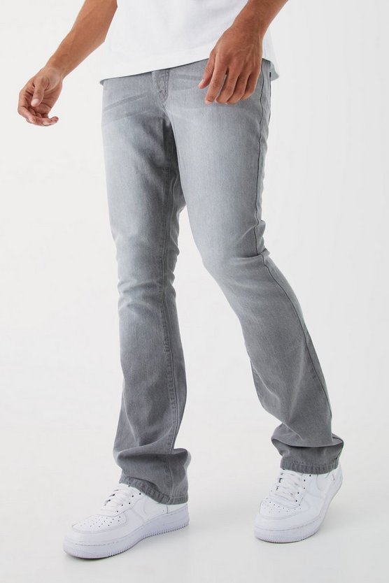 Slim-Fit Schlagjeans