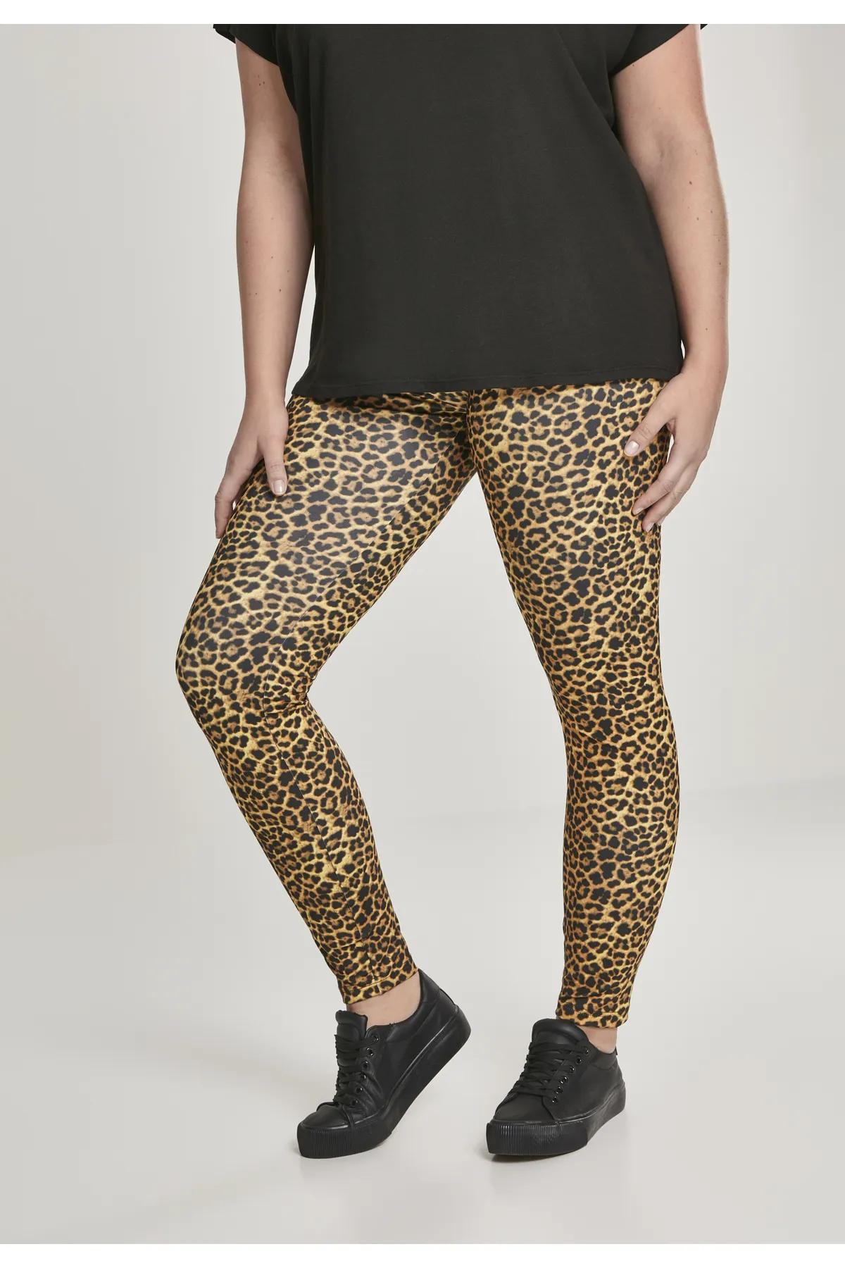 Urban Classics  Leggings - Mehrfarbig - Mittlerer Bund