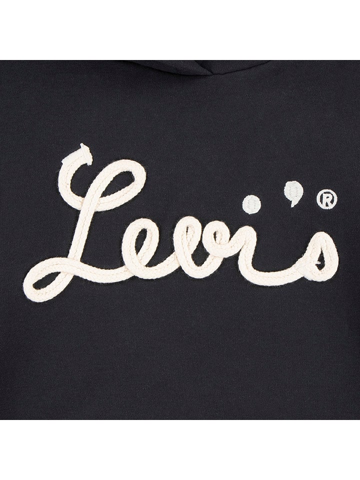 Levi's Kids Hoodiekleid in Schwarz in Schwarz günstig kaufen