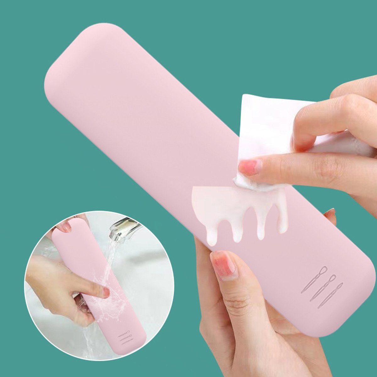 CTGtree Beautycase Makeup Pinsel Organizer Magnetic Anti-Fall Out Pinsel Tasche