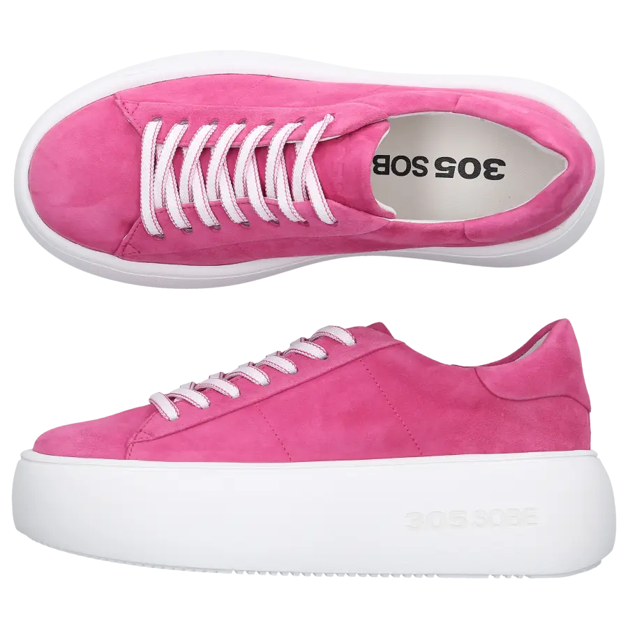 305 SOBE - Sneaker low BOND Veloursleder - pink