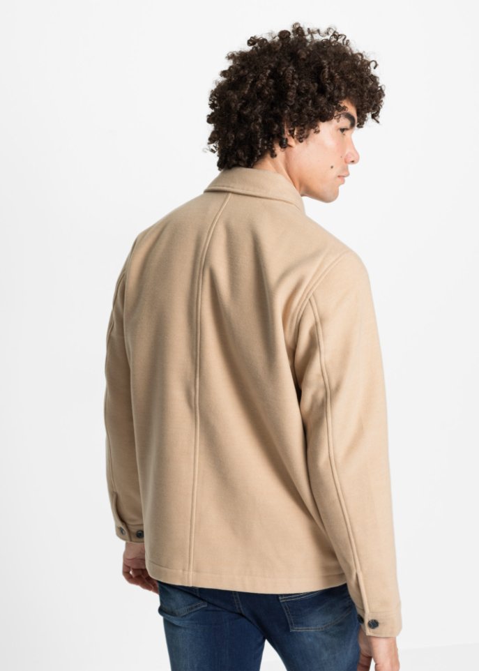 Blouson in Wolloptik