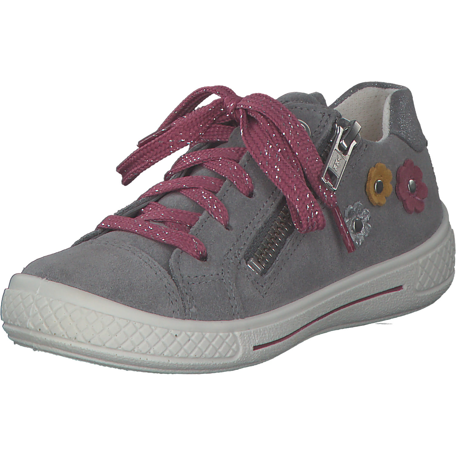 Superfit TENSY 00100, Sneakers Low, Kinder, Grau