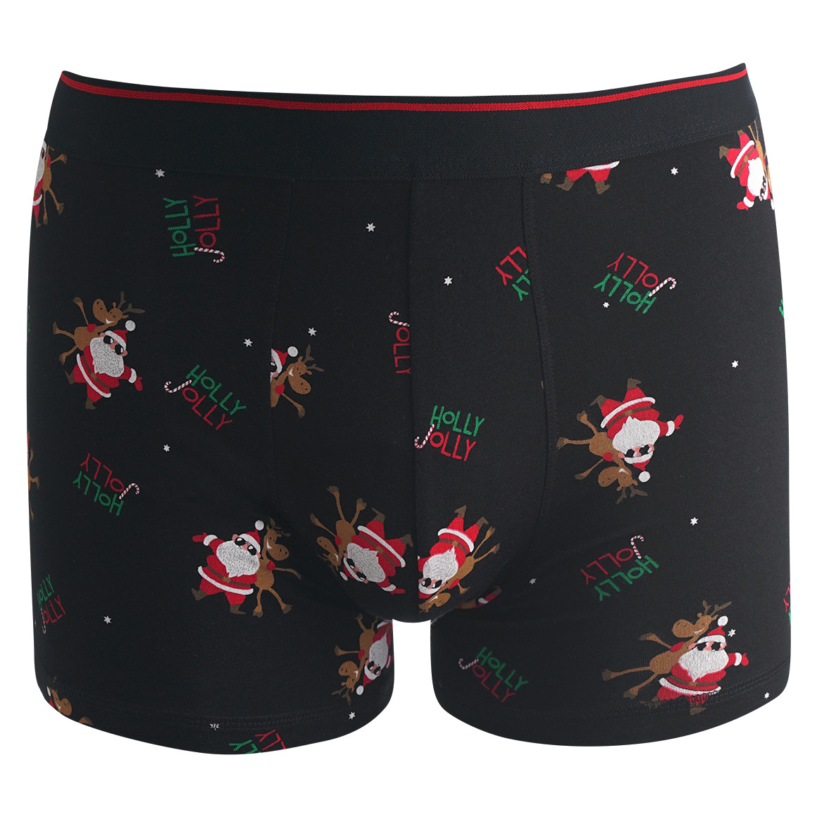 Herren Retroshorts mit Santa und Rentier