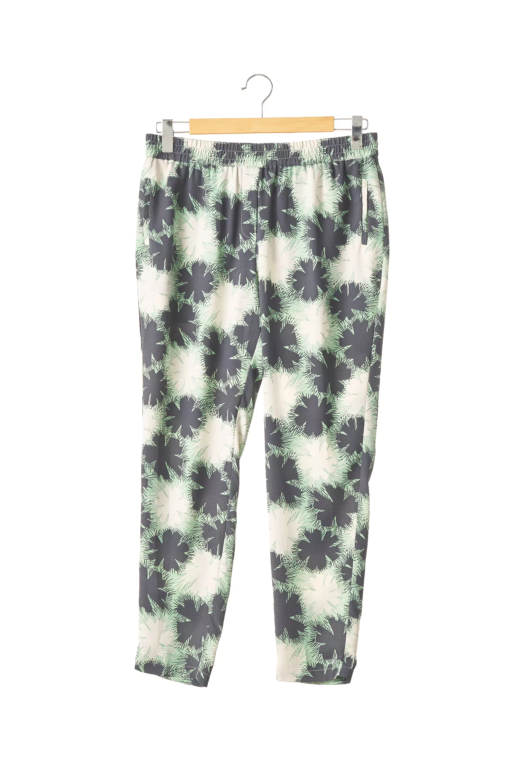 Essentiel Antwerp Pantalons Droits Femme couleur vert