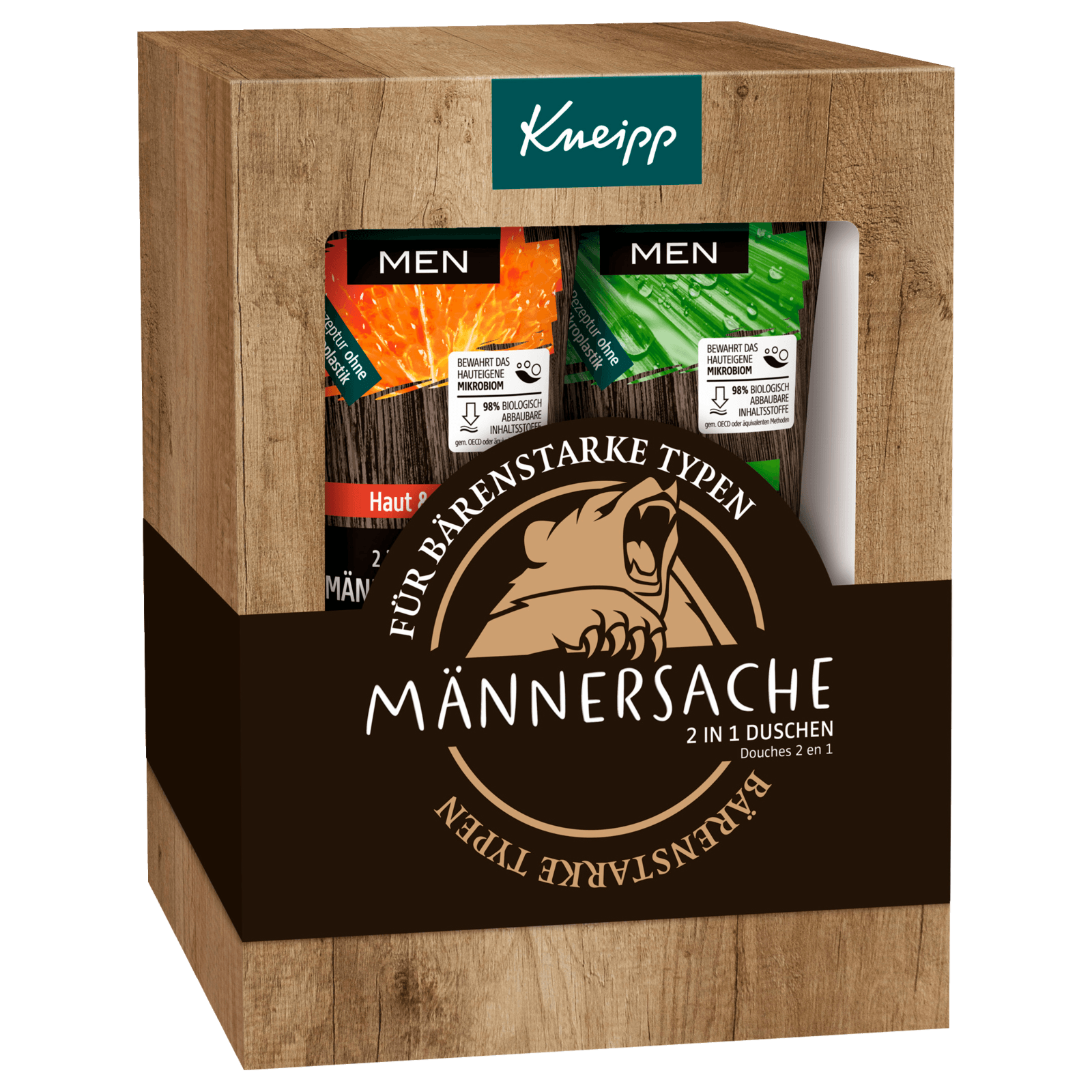 Kneipp Duschgel 2-in-1 Geschenkset Männersache 2x200ml