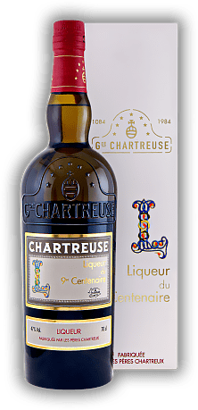 Chartreuse Liqueur du 9e Centenaire Chartreuse Liqueur du 9e Centenaire Diese spezielle Chartreuse-Kreation wurde 1984 als Hommage an die Gründung des Kartäuserordens vor 900 Jahre geschaffen. 0,7	 Liter - Vol 47%