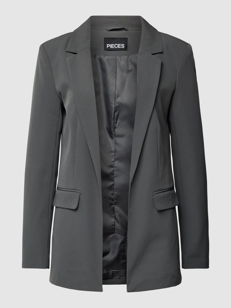 Blazer mit Reverskragen Modell 'BOSSY' in anthrazit