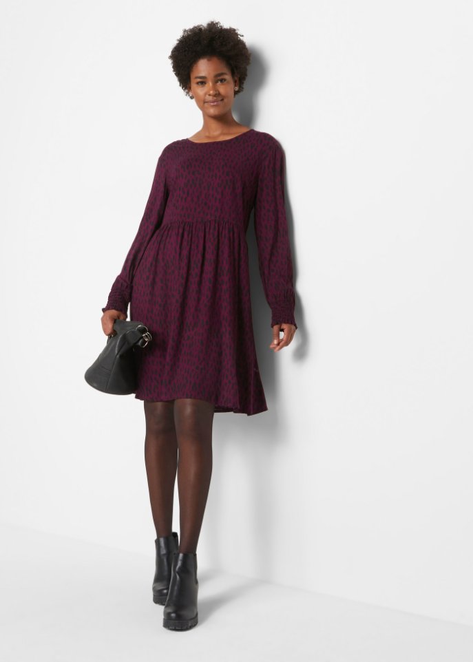 Kleid im Stufenlook
