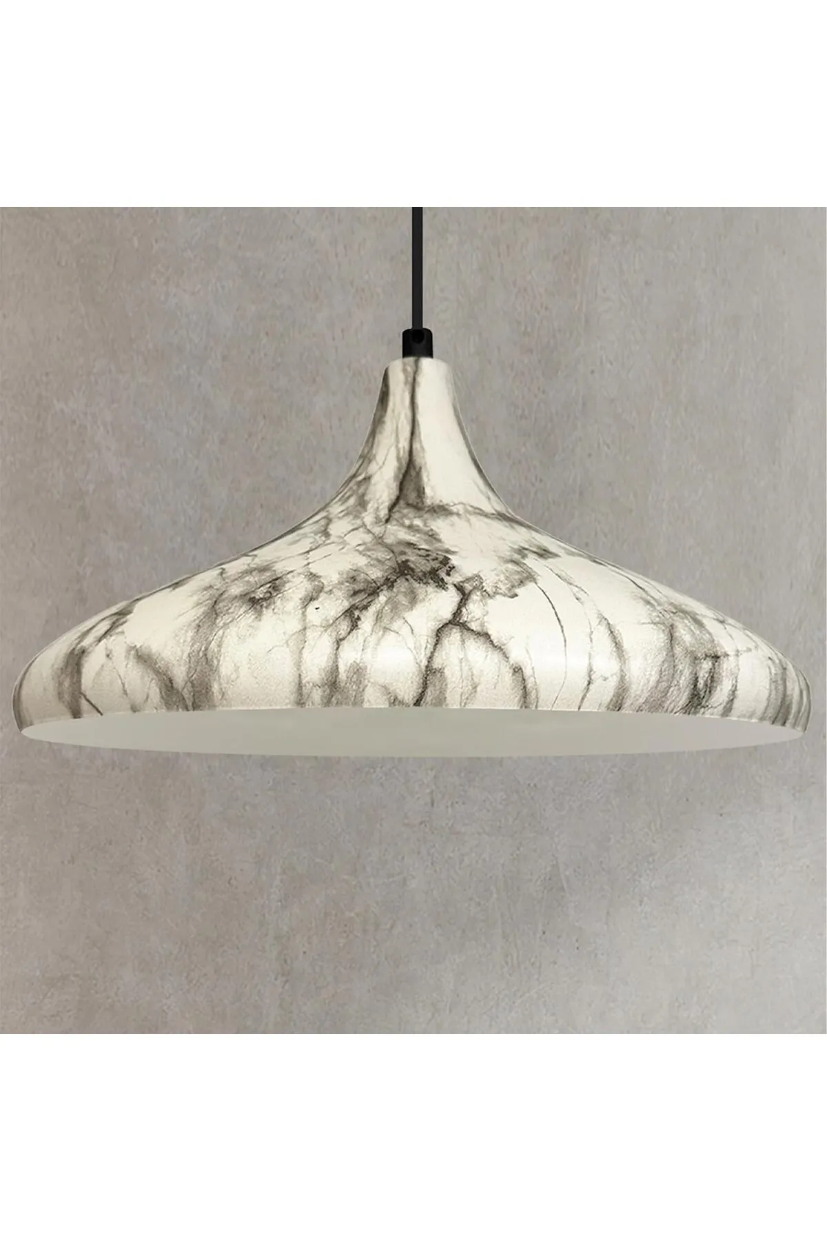 Bamyum  Champion Pendelleuchte, 35cm, E27, Marmor Lampe