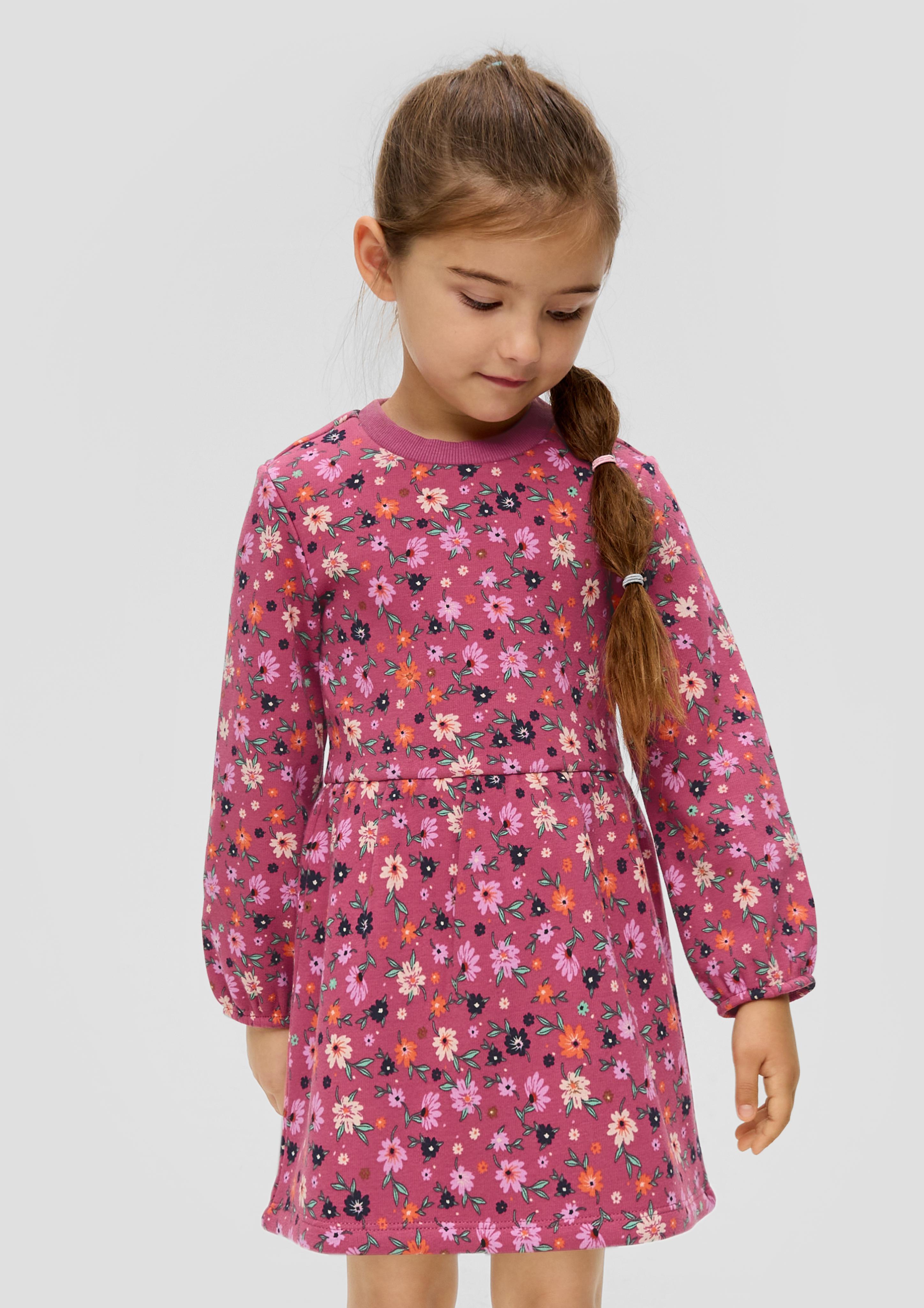 Thermofleece-Kleid mit Allover-Print  2133923-45A3
