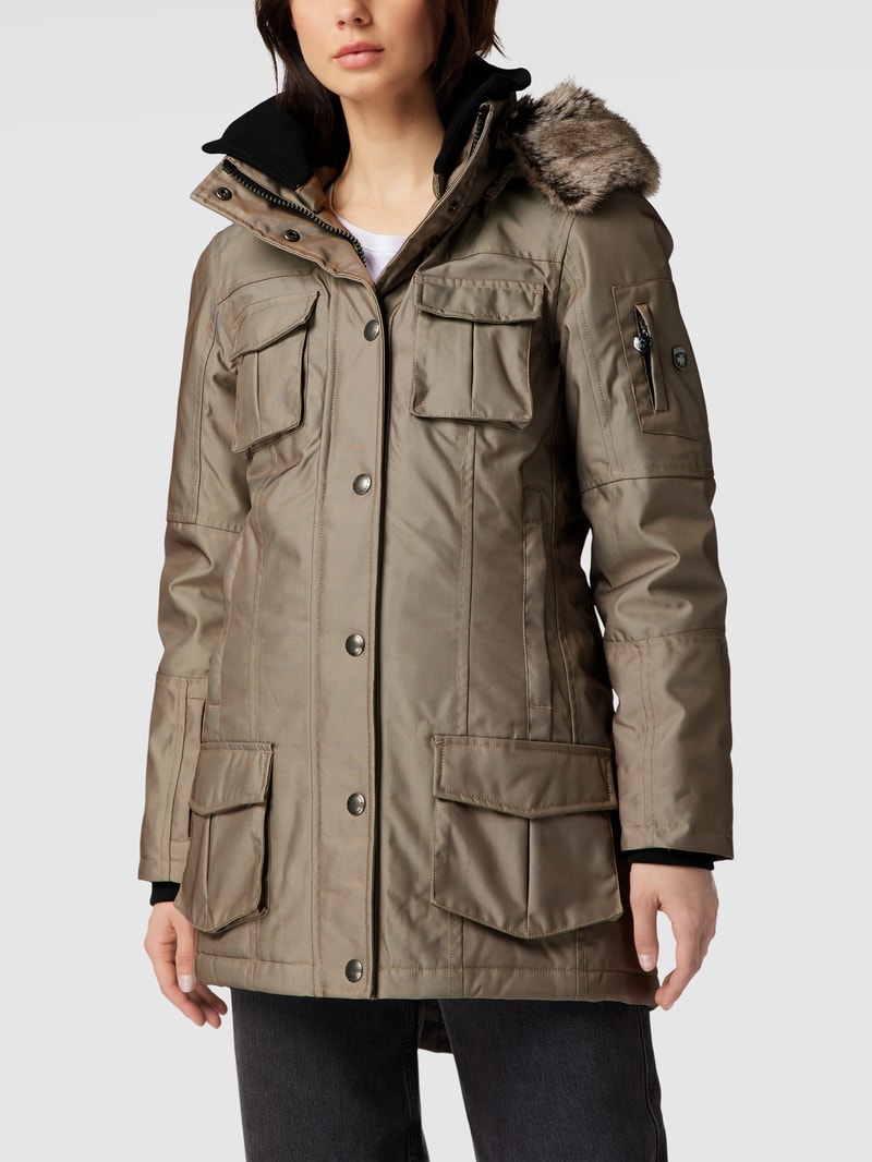 Funktionsjacke mit Label-Patch Modell 'Schneezauber' in sand