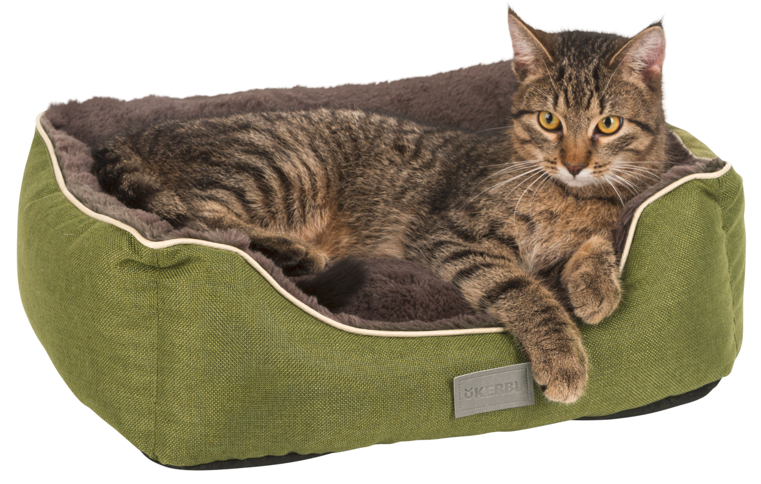 Kerbl Hundebetten Kerbl Pet Kuschelbett Samuel, Grau, 60x50x17cm grau M