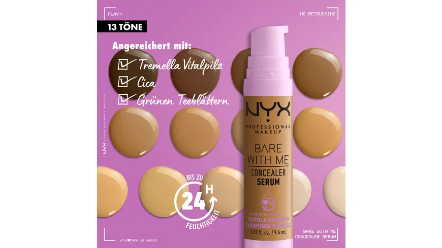 NYX PROFESSIONAL MAKEUP Bare with Me SERUM Concealer 9.6 ml 02 - Light