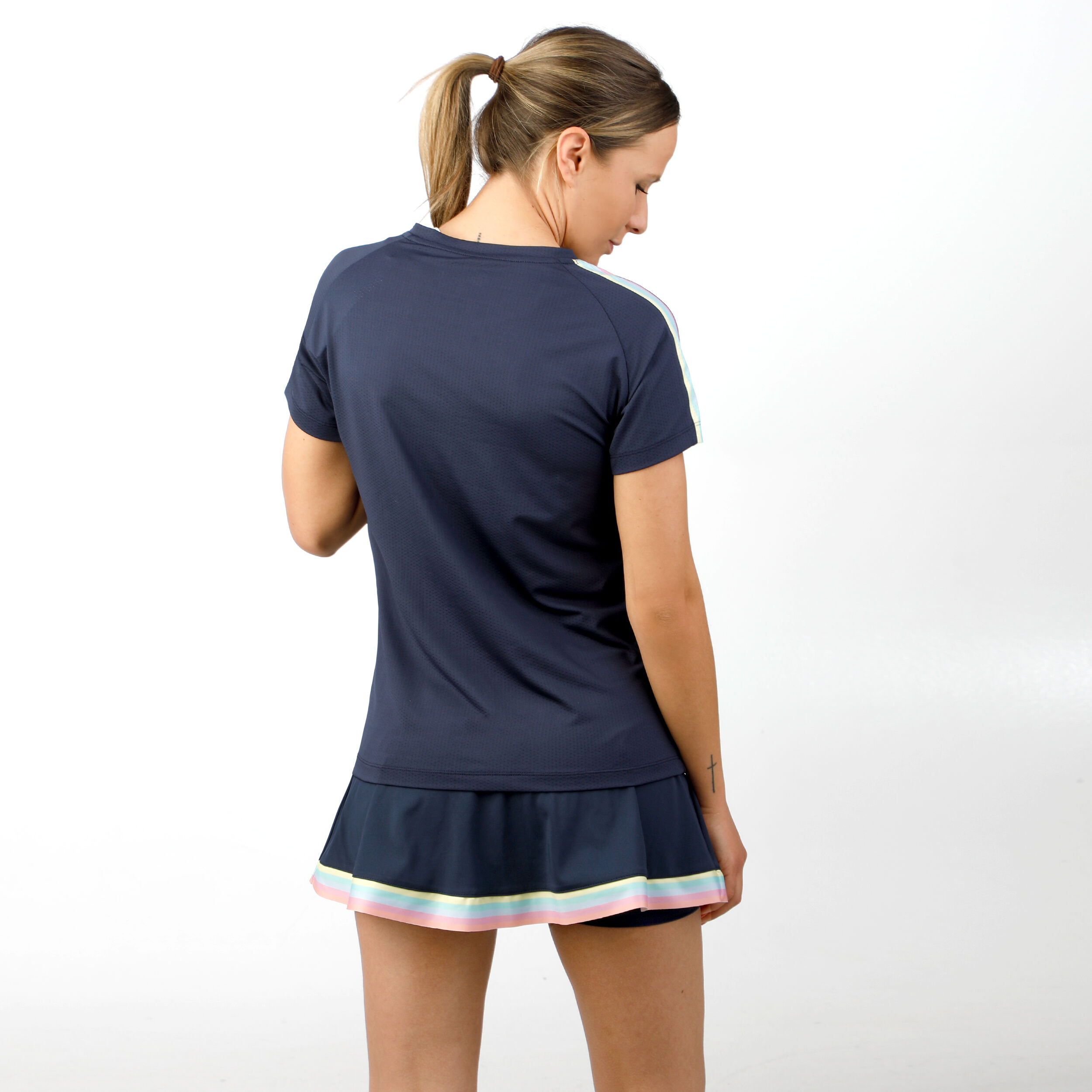Retriever T-Shirt Damen - Blau, Mehrfarbig