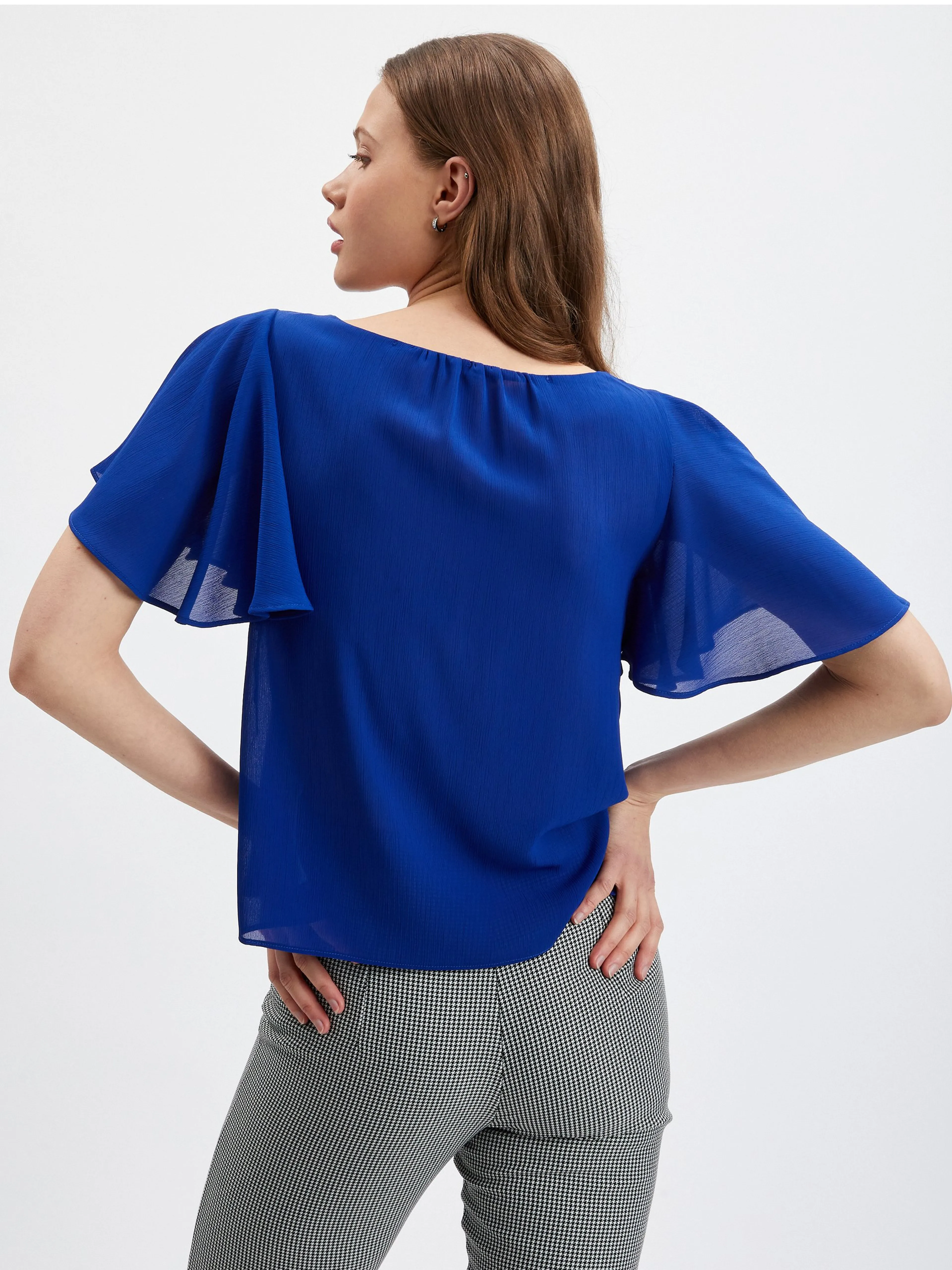 Blaue Damenbluse ORSAY