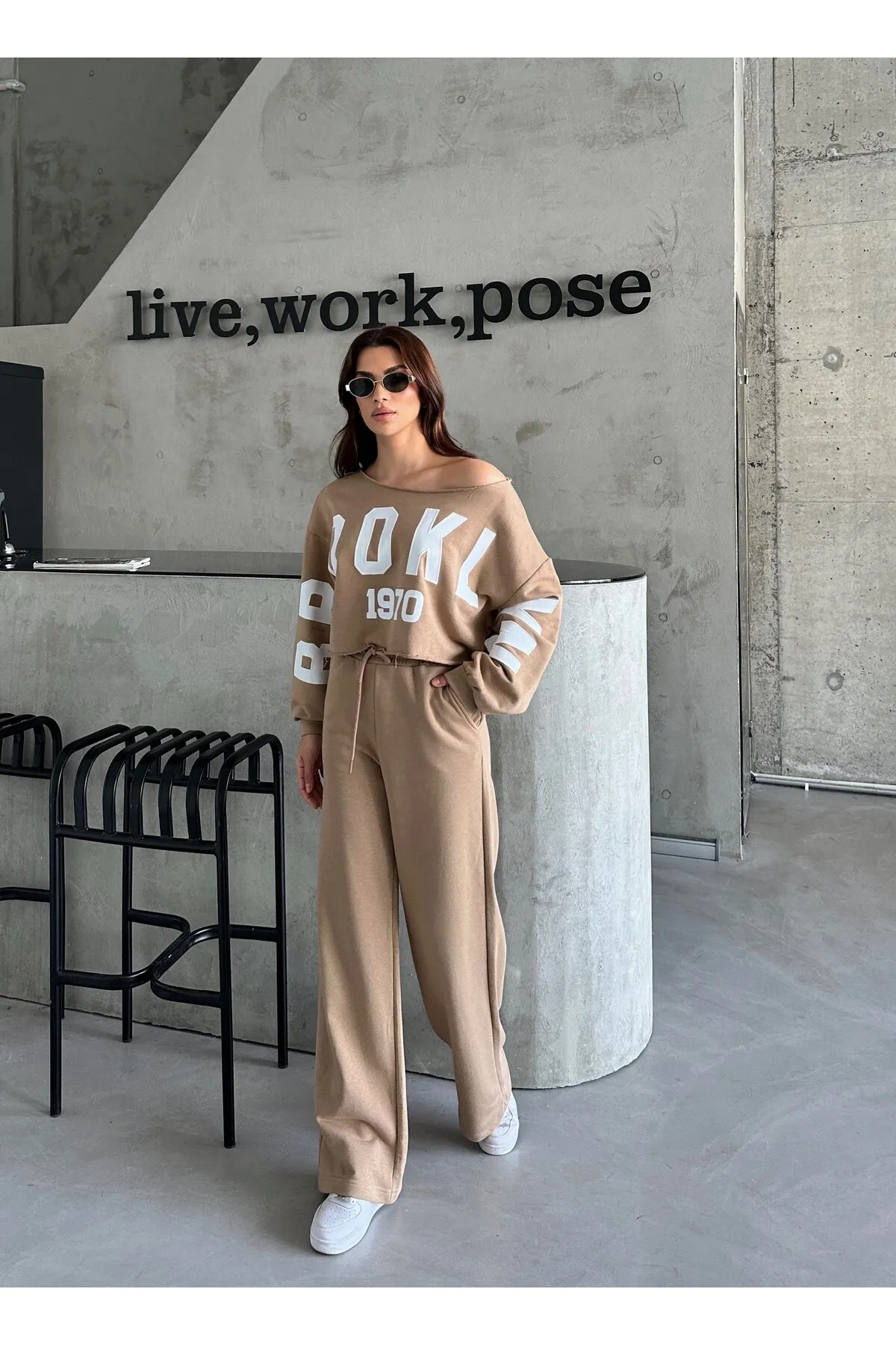 Laluvia  Zweiteiler - Braun - Regular Fit