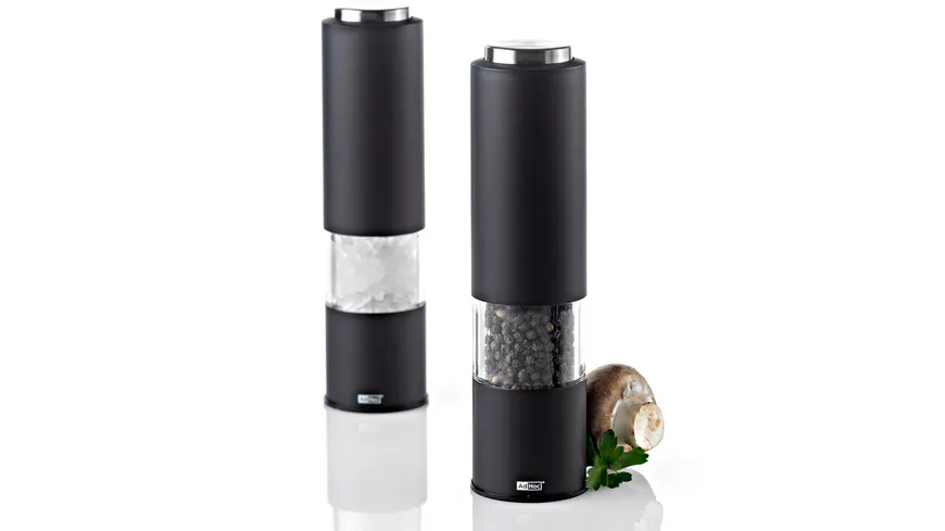 AdHoc Elektrische Pfeffer oder Salzmühle TROPICA schwarz