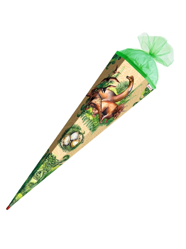 ROTH Schultüte groß Veganosaurus 85 cm in Grün günstig kaufen onesize