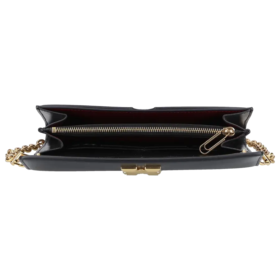 Off-White - Wallet on Chain JITNEY Kalbsleder - schwarz