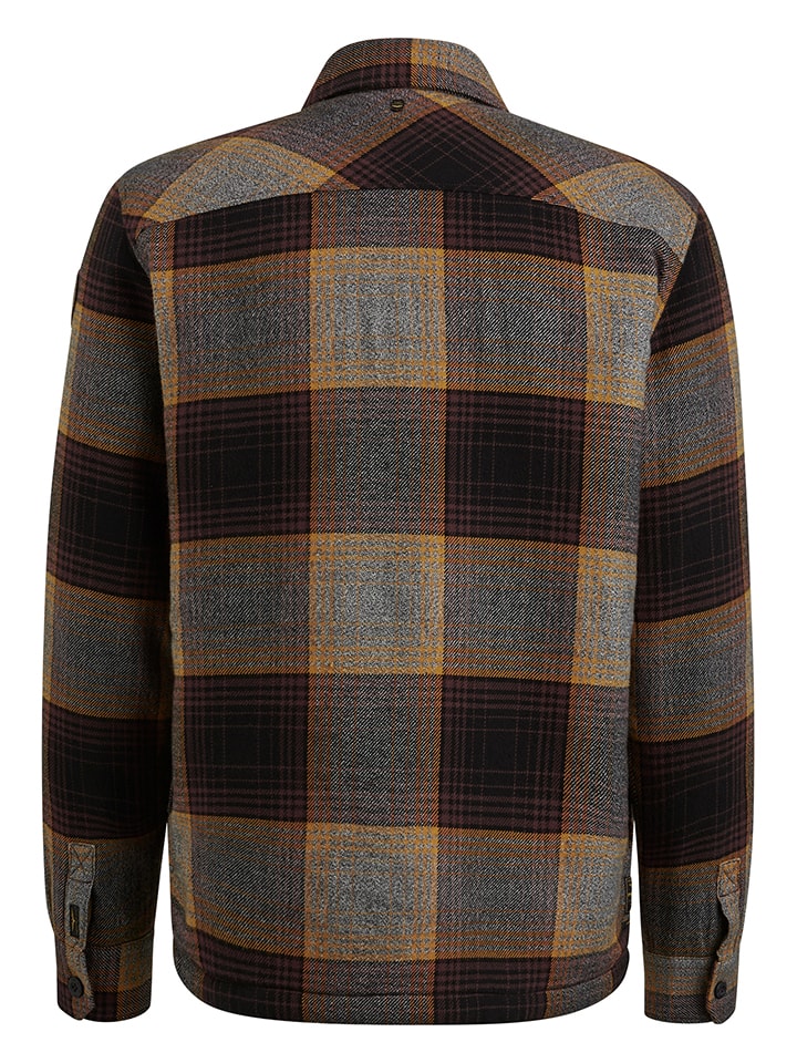PME Legend Hemd in Bordeaux/ Orange günstig kaufen