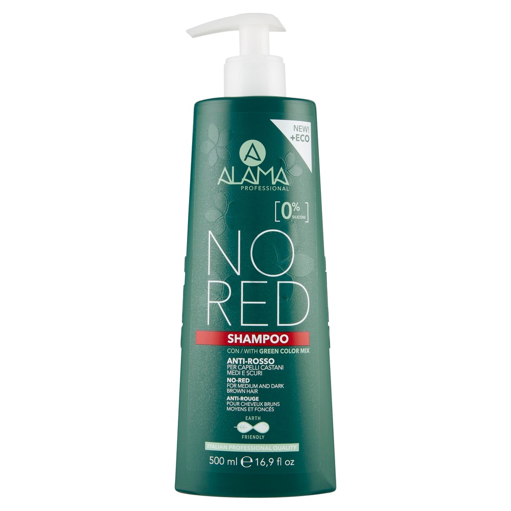 alama professional SHAMPOOING ANTI-ROUGE POUR CHEVEUX BRUNS  500 ML SHAMPOOING