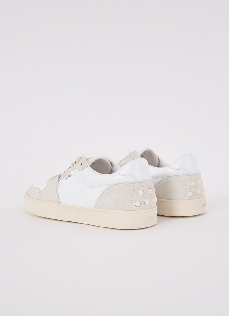 Tod's  Casetta sneaker van leer met suède details