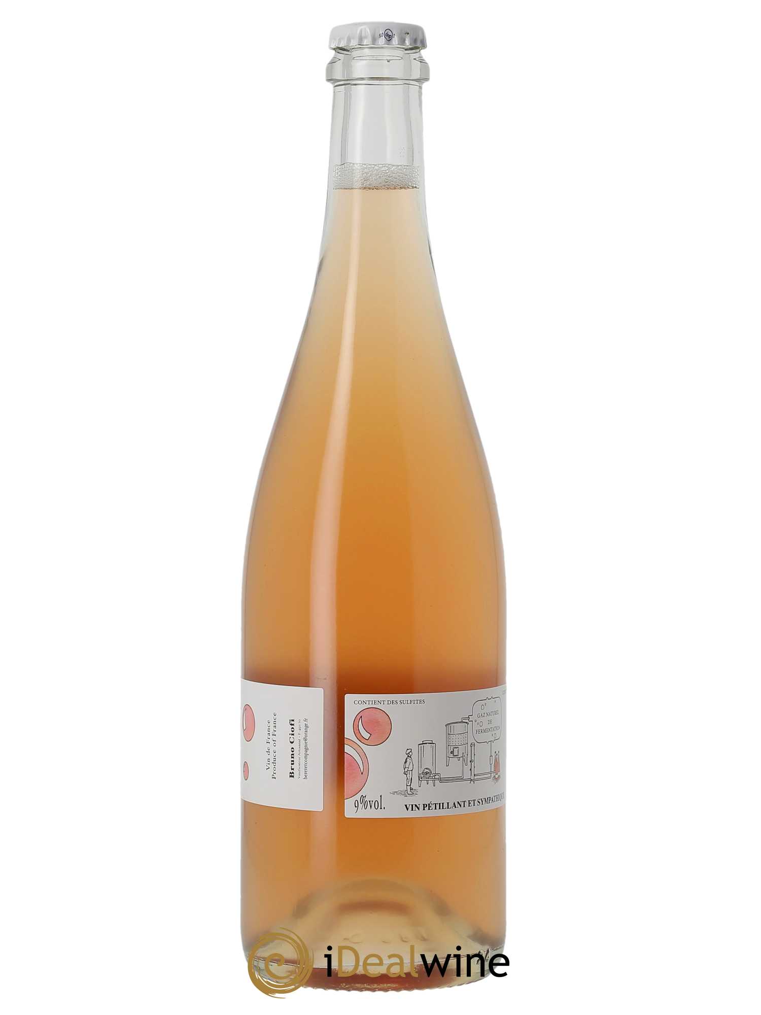 Vin de France Ze Bulle Béret et Compagnie - Bruno Ciofi  2022 - Lot de 1 Bouteille