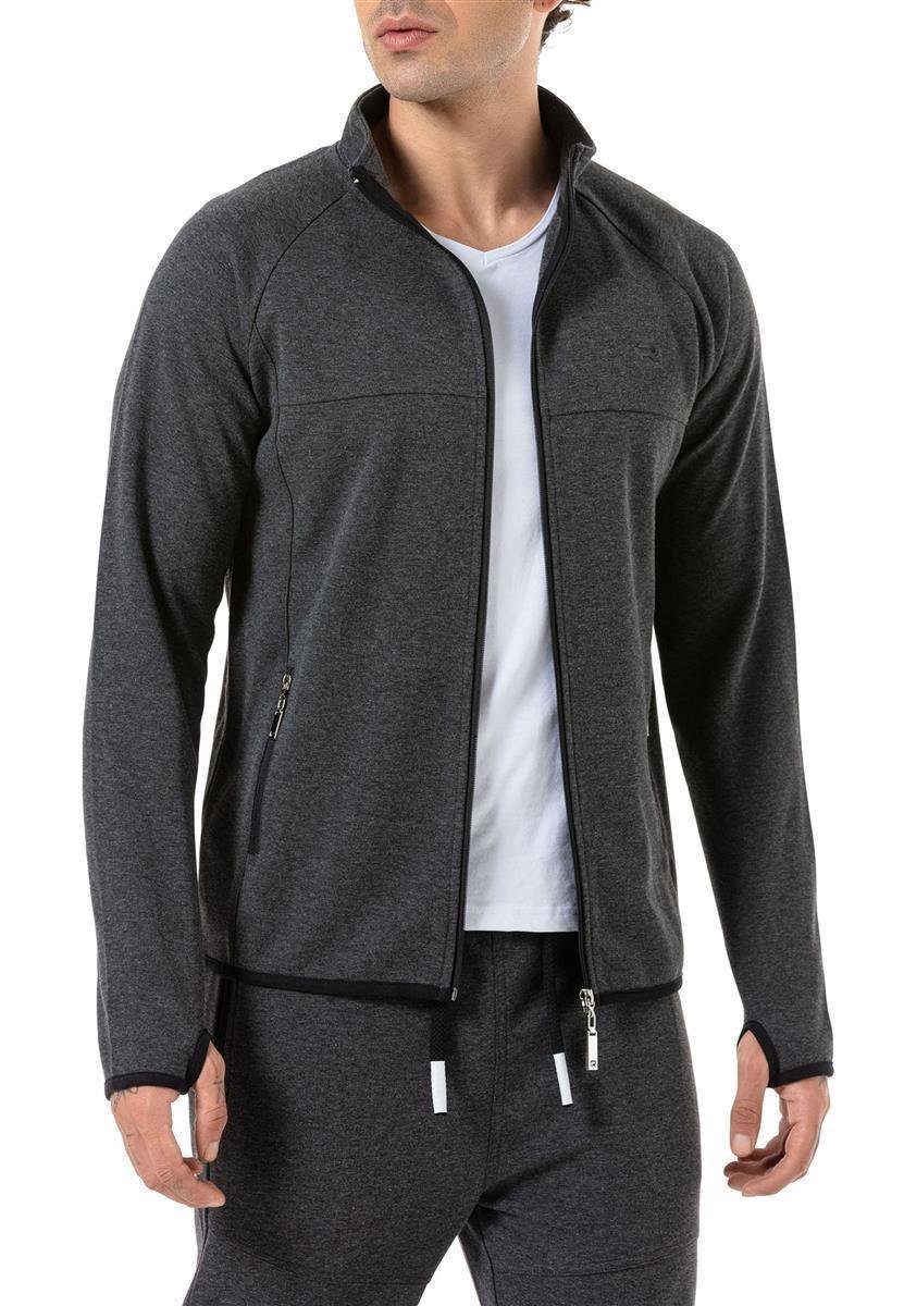 RedBridge Jogginganzug Herren Jogginganzug Pullover und Hose Set (Spar-Set, 2-tlg), Zipper Jacke, gesticktes Brandlogo