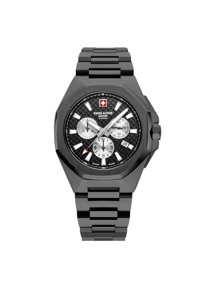 Swiss Military Quarzuhr 7005.9177SAM in Schwarz günstig kaufen onesize