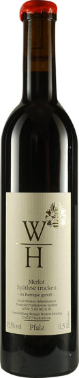 2021 Dackenheimer Liebesbrunnen Merlot Spätlese im Barrique gereift trocken 0,5 L - Weingut Winkels-Herding