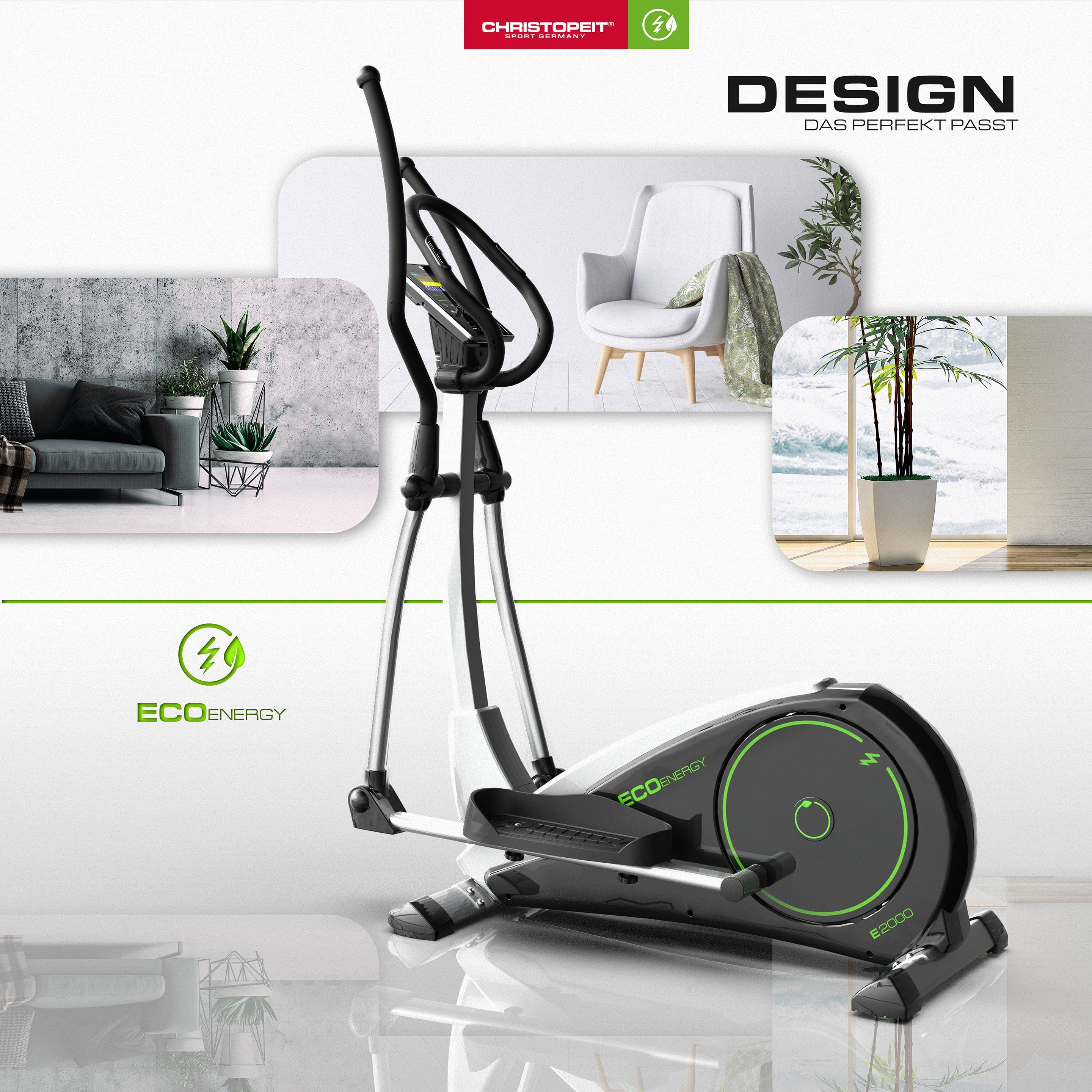 Christopeit Sport® Crosstrainer-Ergometer Eco 2000