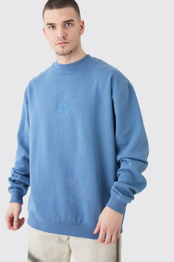 Tall Man Oversized Extended Neck Sweatshirt