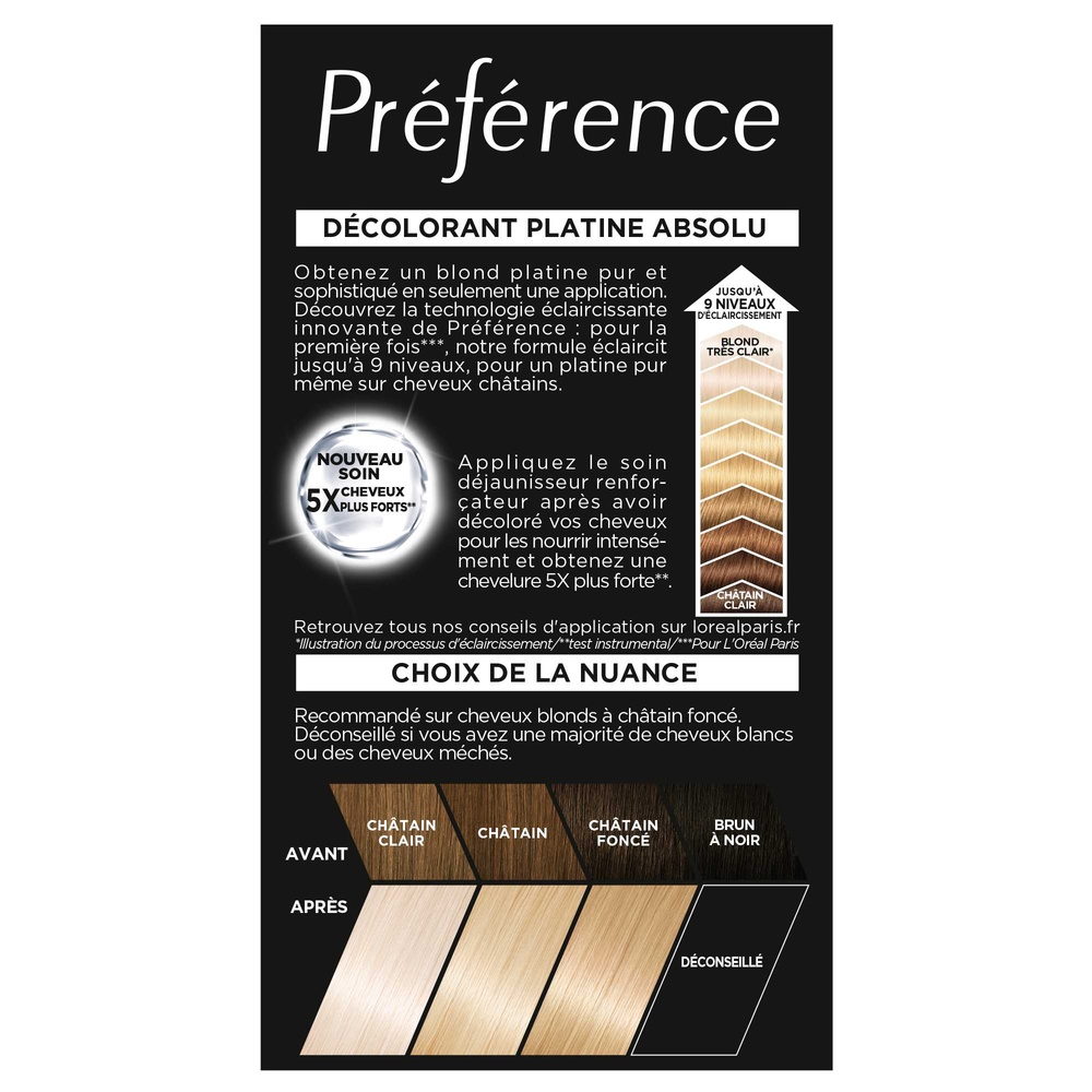 L'Oréal Paris Preference Decolorant Decolorant Capillaire