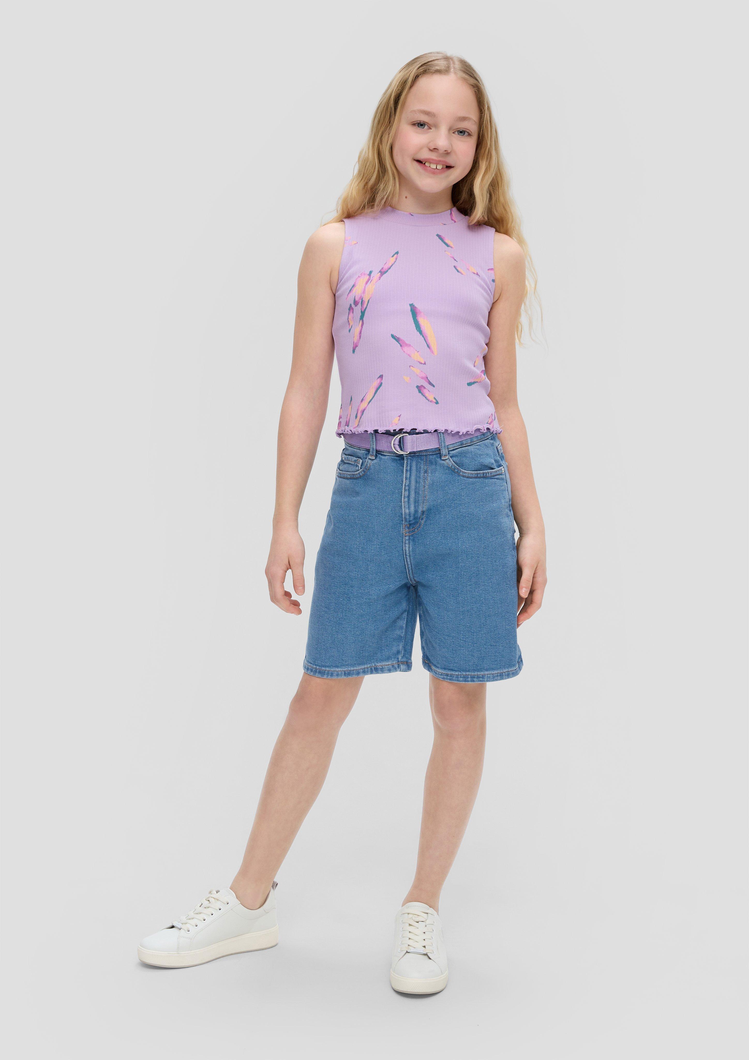 Bermuda Jeans / Loose Fit / Super High Rise / Semi Wide Leg  2142476-54Z2