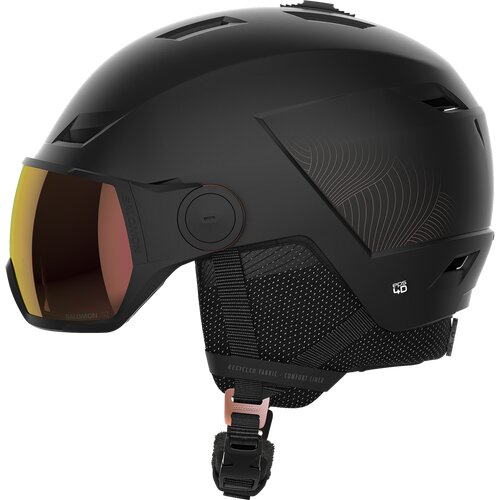 DAMEN HELM HELMET ICON LT VISOR BLACK PG/UN M RU