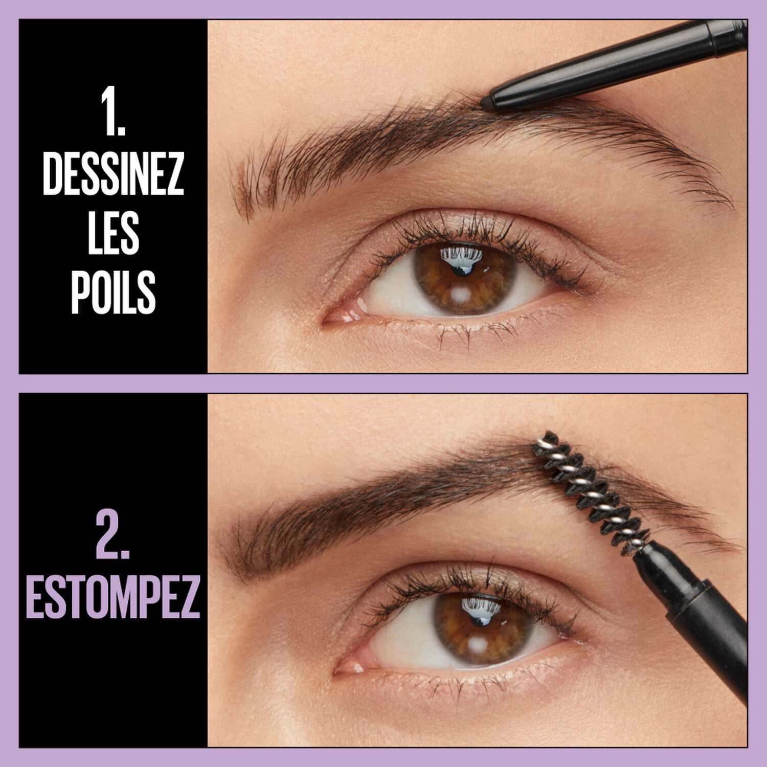 Maybelline New York Brow Ultra Slim Crayon à sourcils rétractable haute-précision