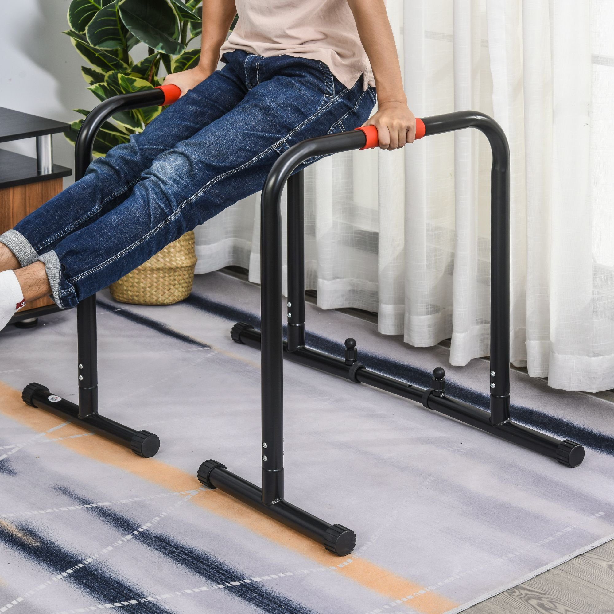 HOMCOM Trainingsstation Dip-Stangen
